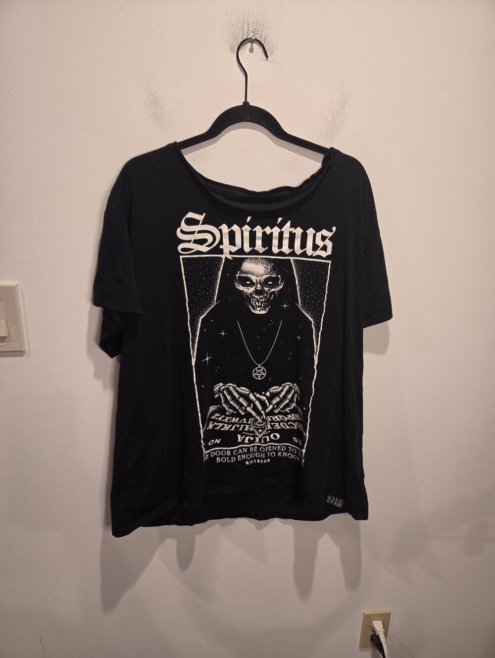 Killstar Unisex Size XXL Goth Spiritus Grahpic Tshirt